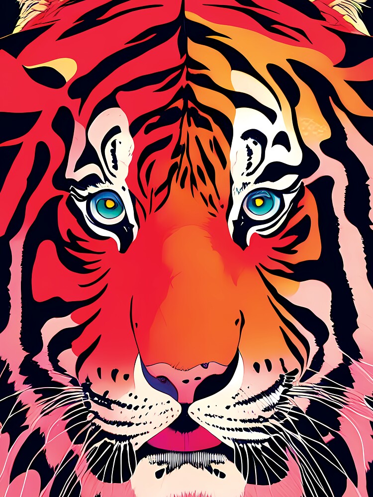 Tiger - Be aware of your surroundings by RGB-crayon