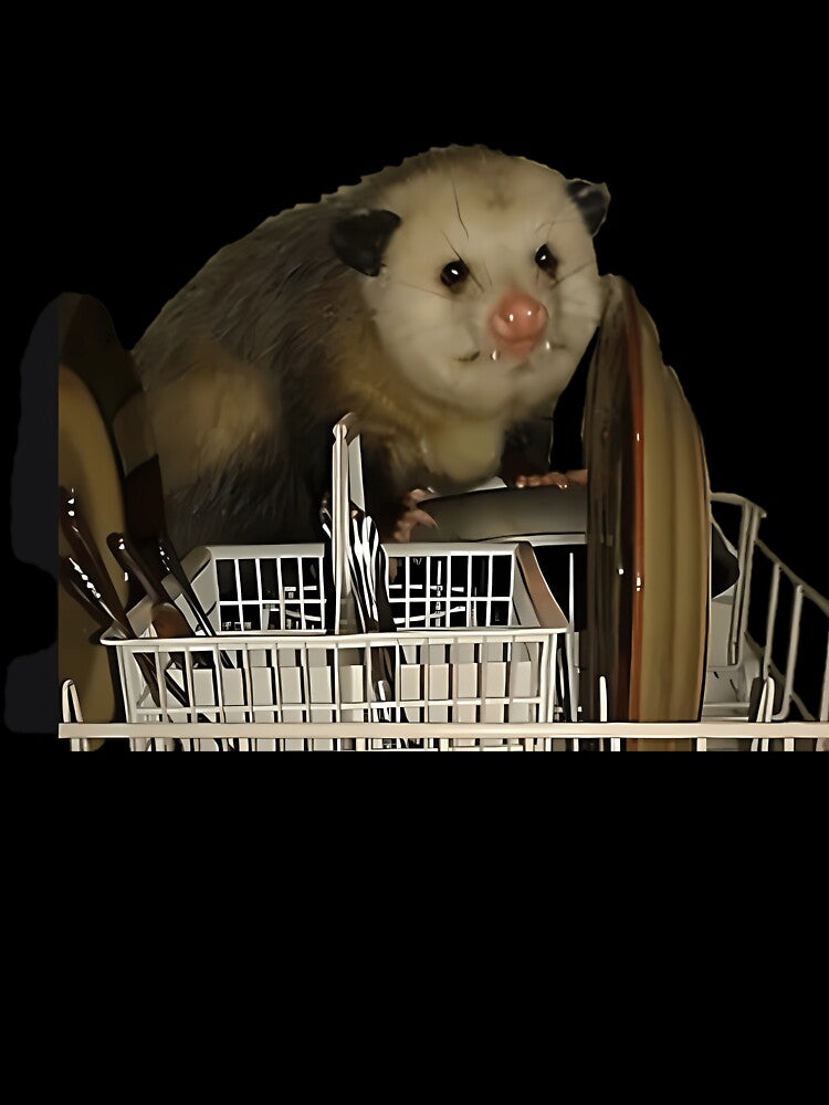 Dishwasher Opossum Meme by Eversoles