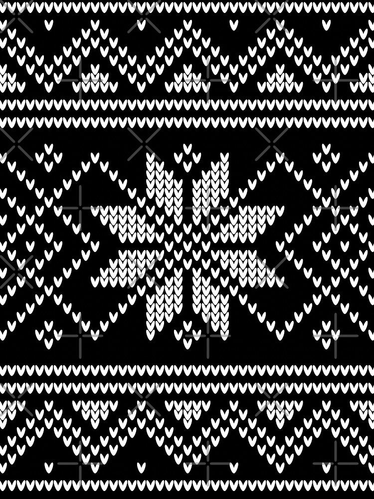 Christmas Sweater Pattern Teal by Harry Draws Straws