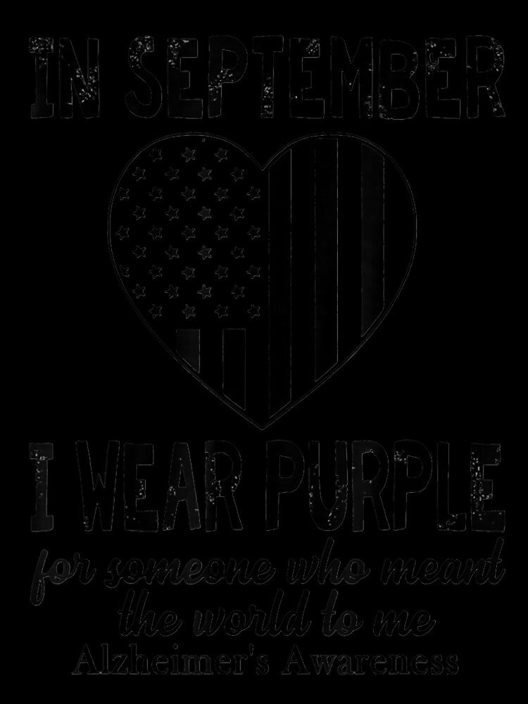 In September I Wear Purple For Someone Who Meant The World by RussellRoss