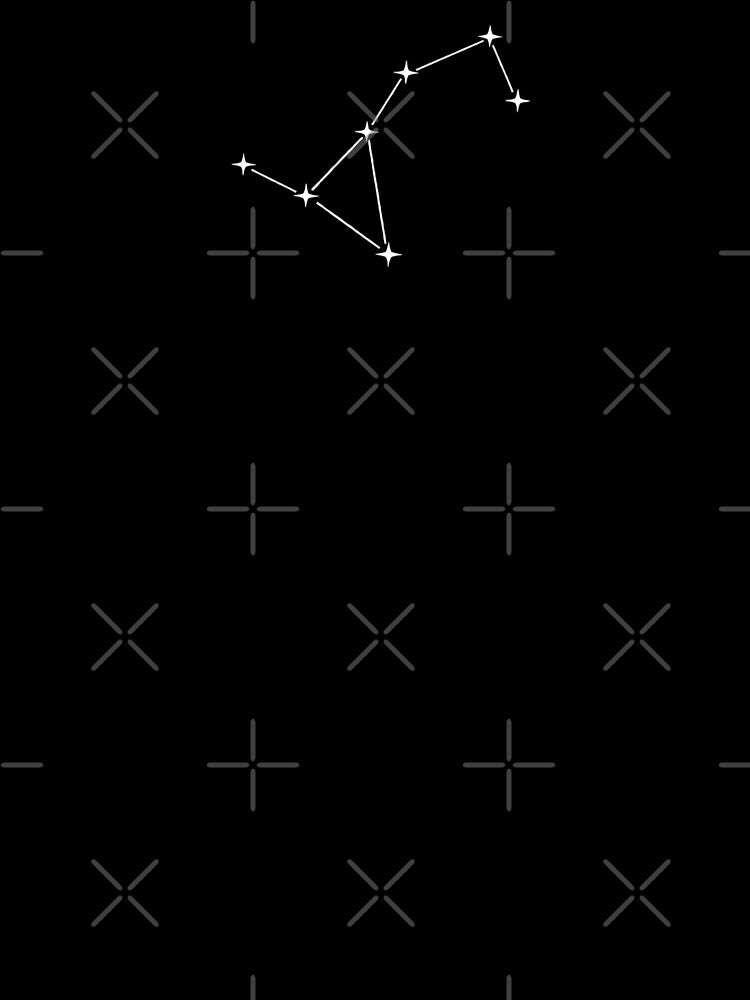 Minimal Star Constellation Line Art Celestial Icon Night Sky Outline Zodiac Aesthetic Clean Vector Design by OnPointOutfits