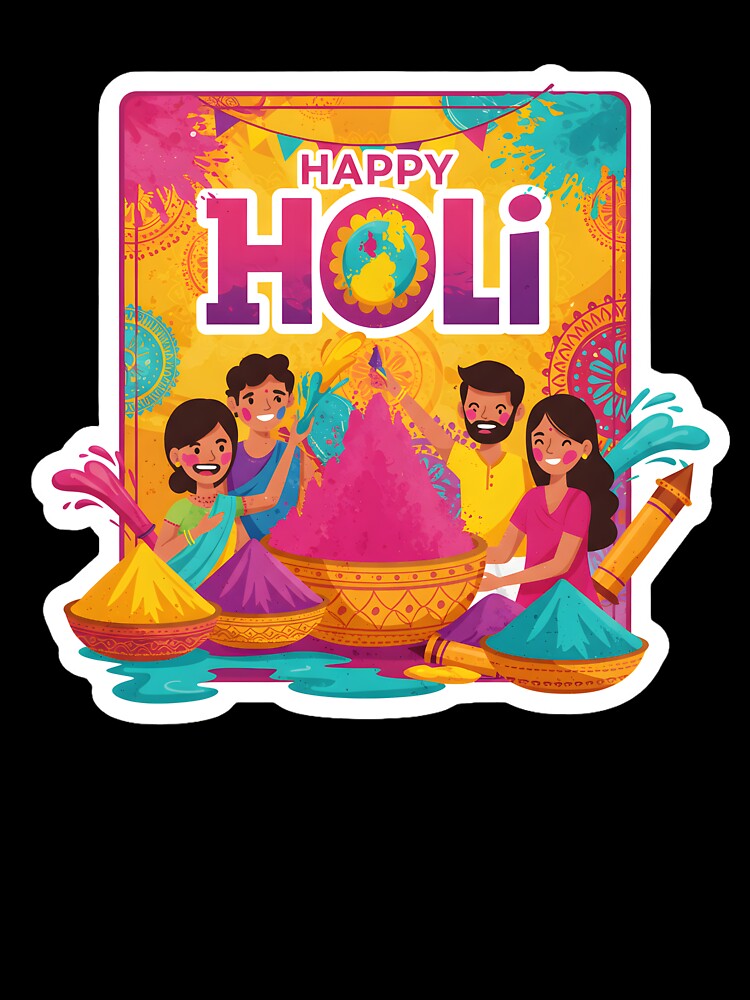 Bura Na Mano Holi Hai! Fun & Cheerful Holi Sticker by InevitableAum
