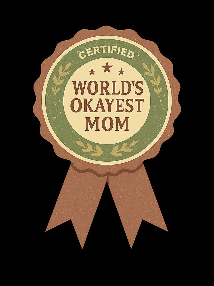 Certified World’s Okayest Mom Funny Mother Saying by PunchDrop