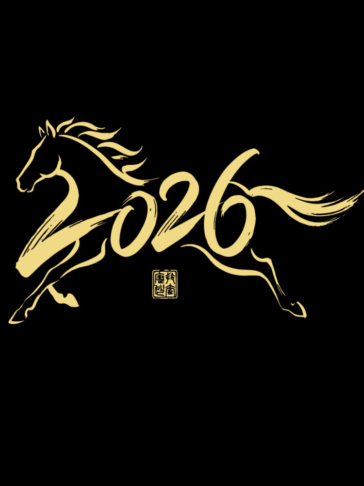 Chinese New Year 2026 Year of The Horse by BazStudiodesign