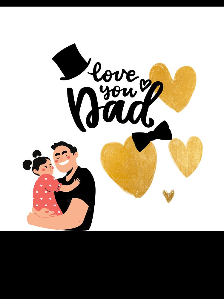 Love You Dad – Simple & Sweet Design by alwaysyourshop2