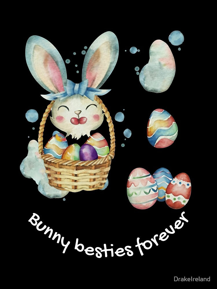 Easter Day Bunny Peep, Retro Easter, Easter Bunny, Clover, Happy Easter by DrakeIreland