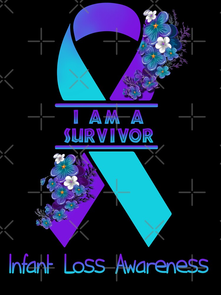 I Am A Suvivor Ribbon Infant Loss Awareness by heppenp
