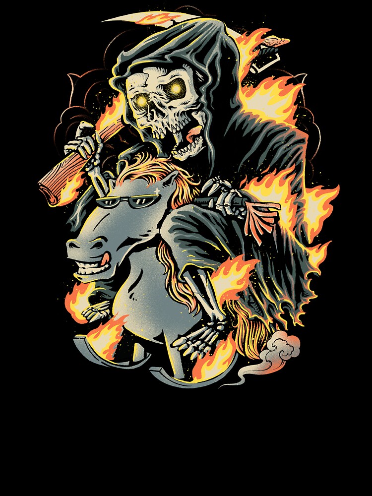 Fire Horse and Death by Quilimo Studio