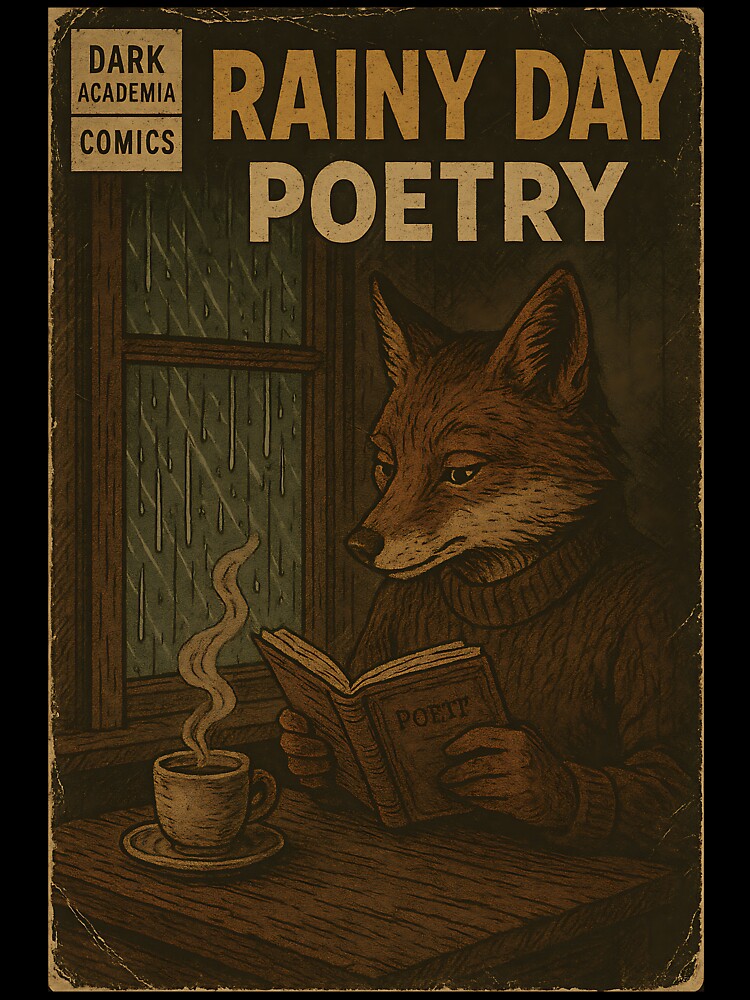 Dark Academia Aesthetic: Rainy Day Poetry by bapupa
