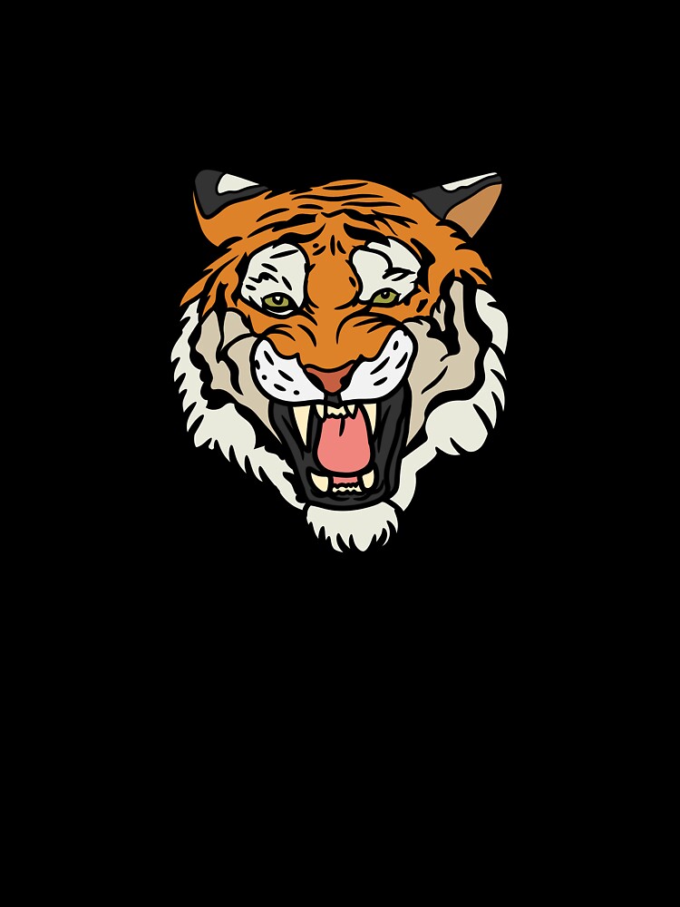 Tiger Face Sticker by hsstudio2025