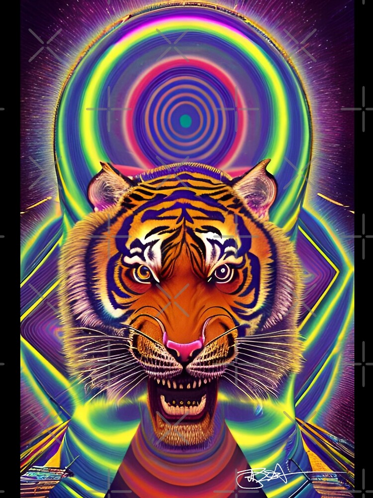 Trippy Tiger Vibes 33 by Benito Del Ray
