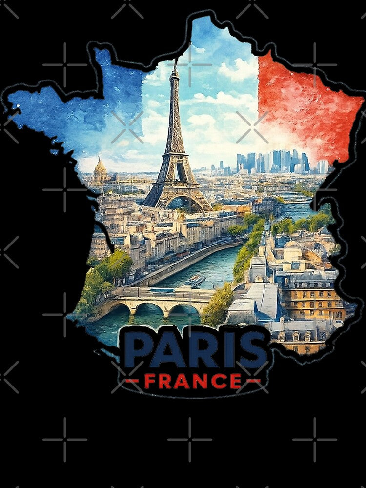 Paris France Travel Art by clintang