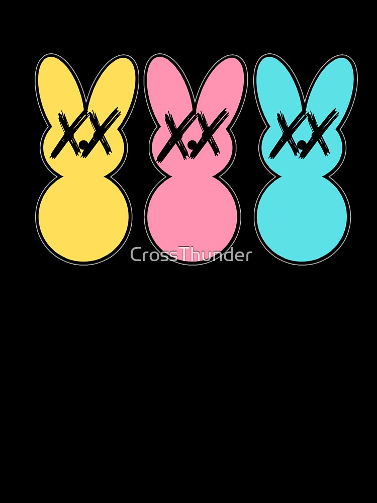 Faded Marshmallow Bunnies by CrossThunder