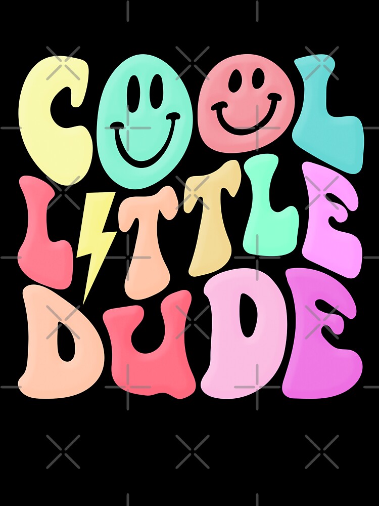 Kids Cool Little Dude Little Boys Funny Funky Kids by Magik-Art