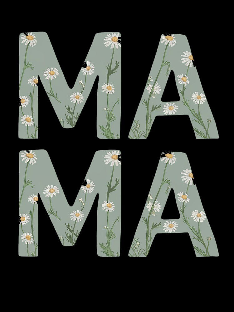 Retro Mama Colorful Flowers Groovy Daisy Flower by repconomArt
