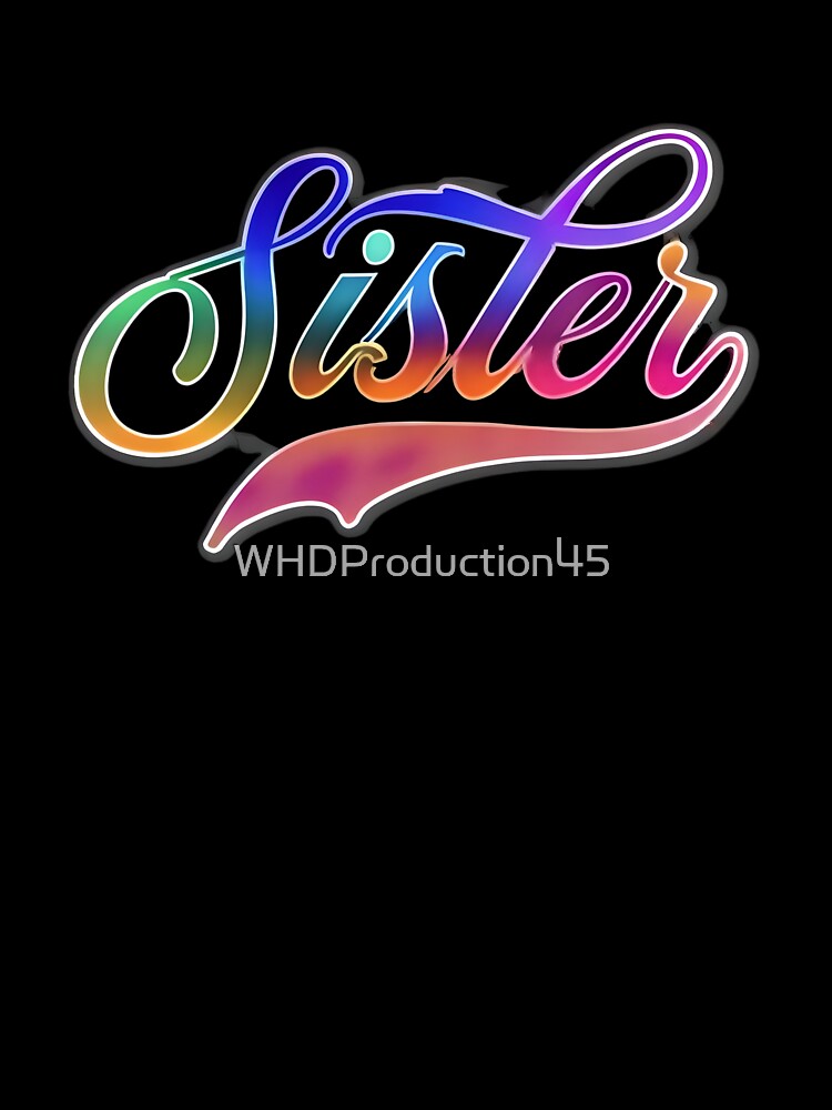 Copy of Brother – Bright Colorful Text Design for Fun Sibling Style by WHDProduction45