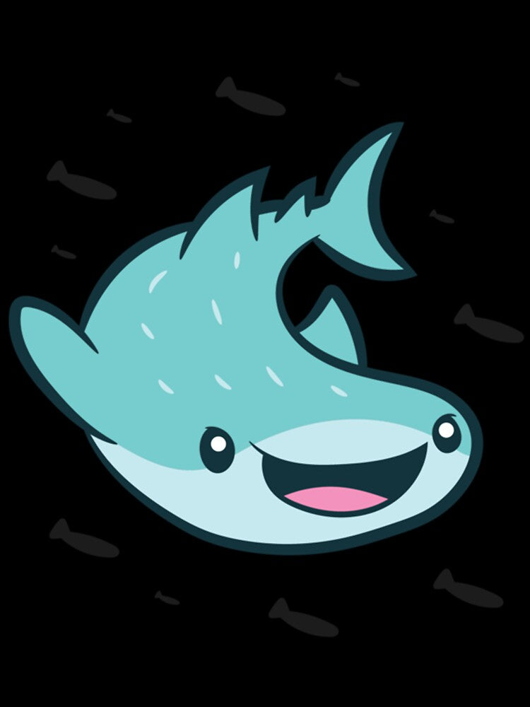Whale Shark With School Of Fish Funny Whale Shark by NouveauUShh