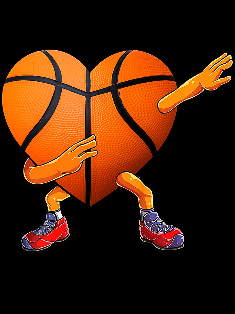 Dabbing Heart Basketball Valentines by Voddaly15