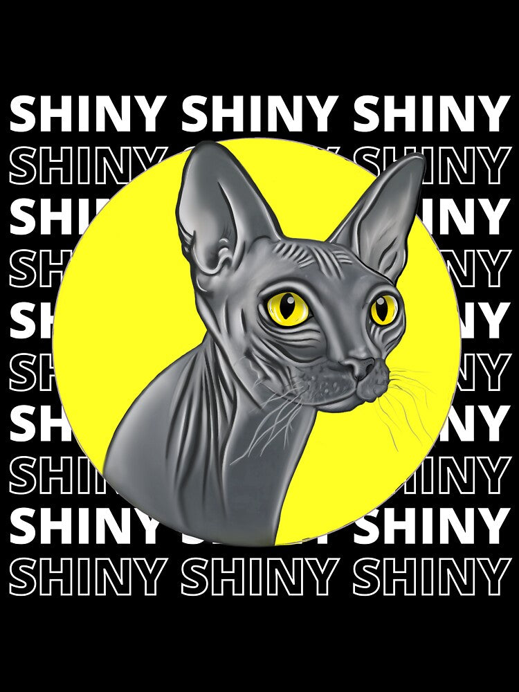 SHINY BINGUS Black Hairless Cat Sphinx CORPSE HUSBAND ONLY HANDS ONLY STRANDS by JadedVintage