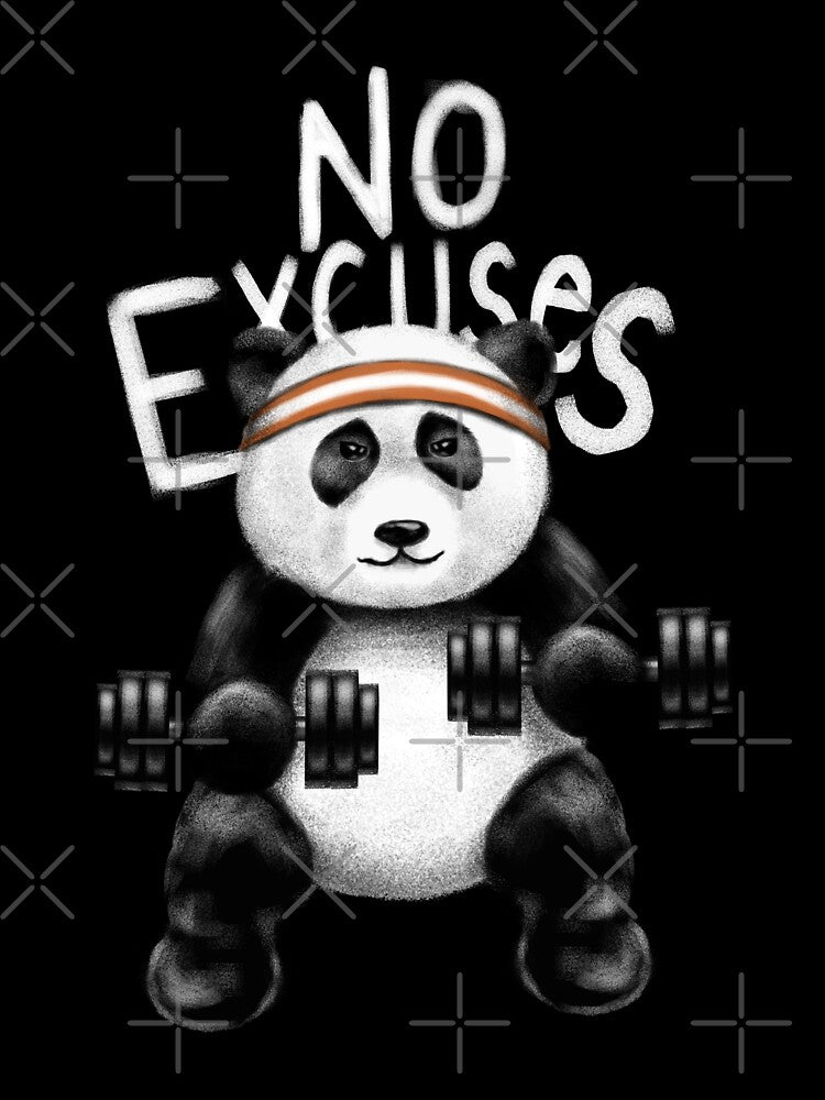 Panda No Excuses by Luan Huynh