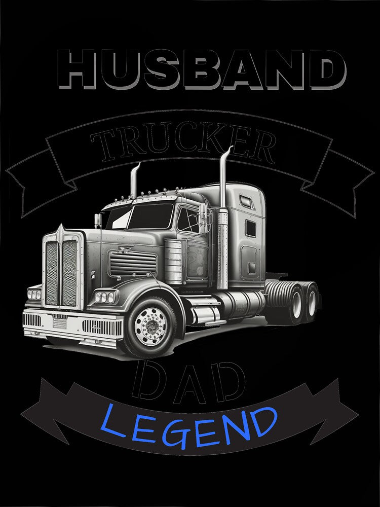 Best Husband Dad Trucker Legend by Bird-Forest