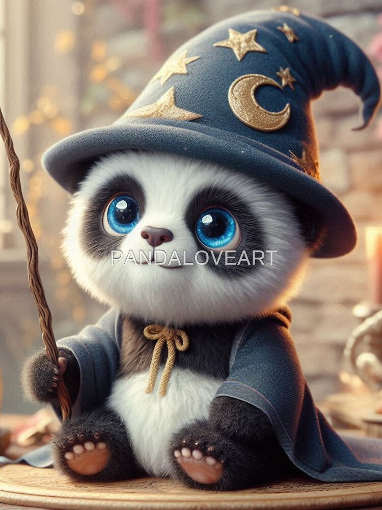 Panda Wizard 2 by PANDALOVEART