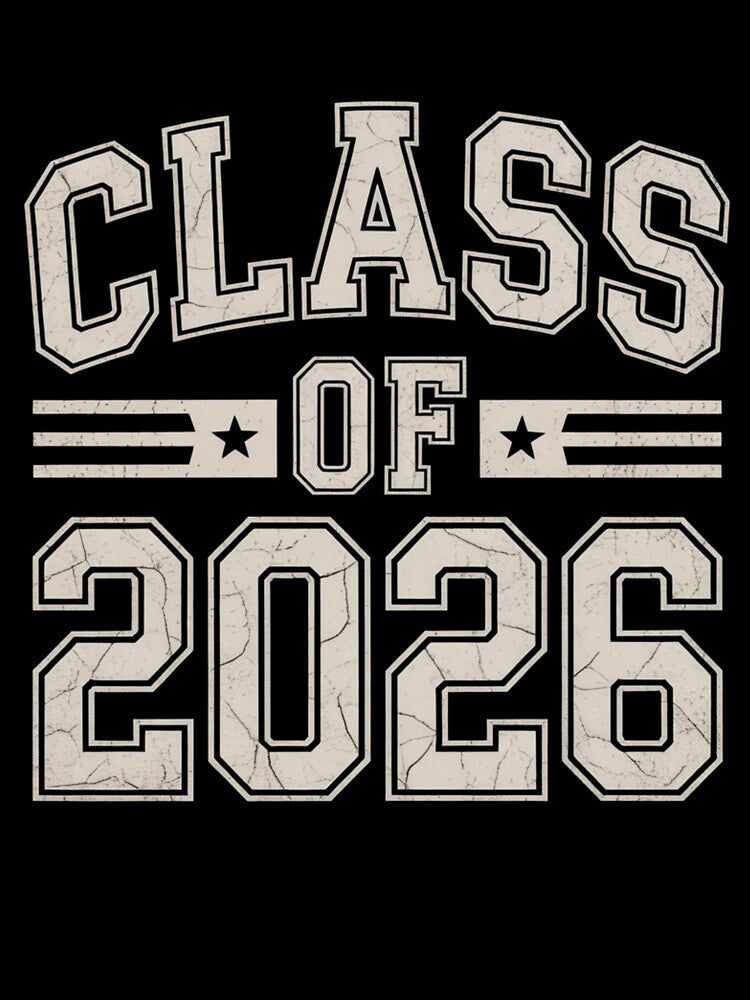 Class of 2026 Vintage Varsity Graduation Shirt | Retro Senior Class Tee by What a cute-Tee