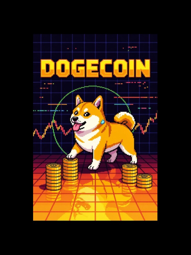 8-Bit Dogecoin Shirt – Vintage Arcade Style Shiba Inu Tee by CryptoThreads4 You