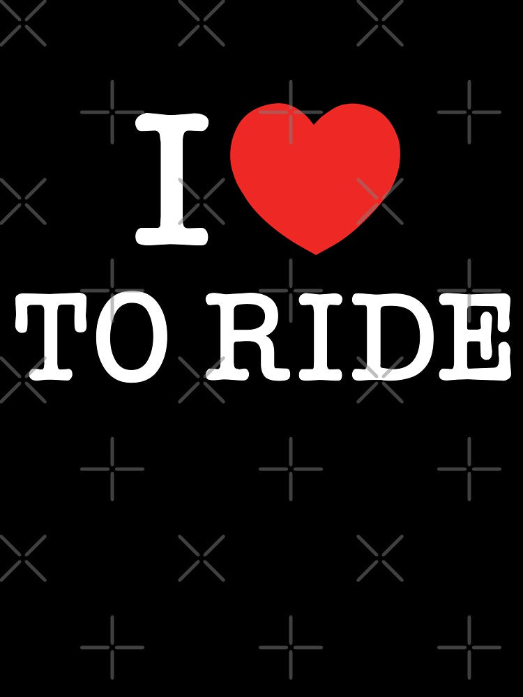 I Love to Ride | Sassy Couple Humor Design for Fun-Loving Pairs and Adventure Seekers by PaintedPixels01