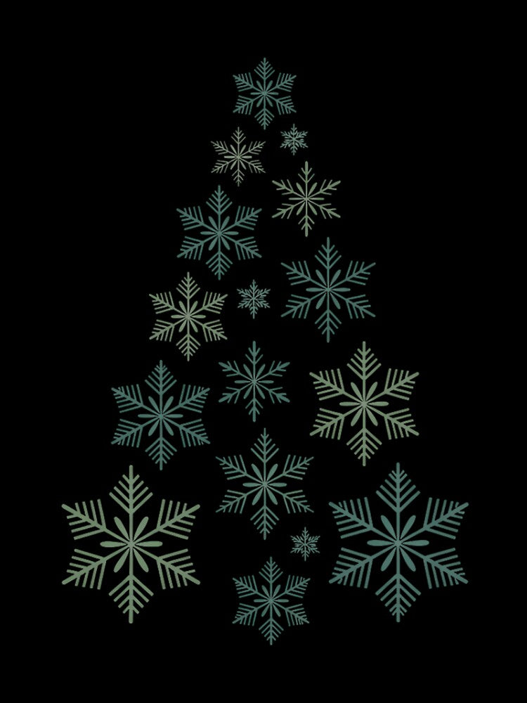 Snowflake Tree Winter Snow Family Christmas Christmas Holiday by VENOM0RIOT