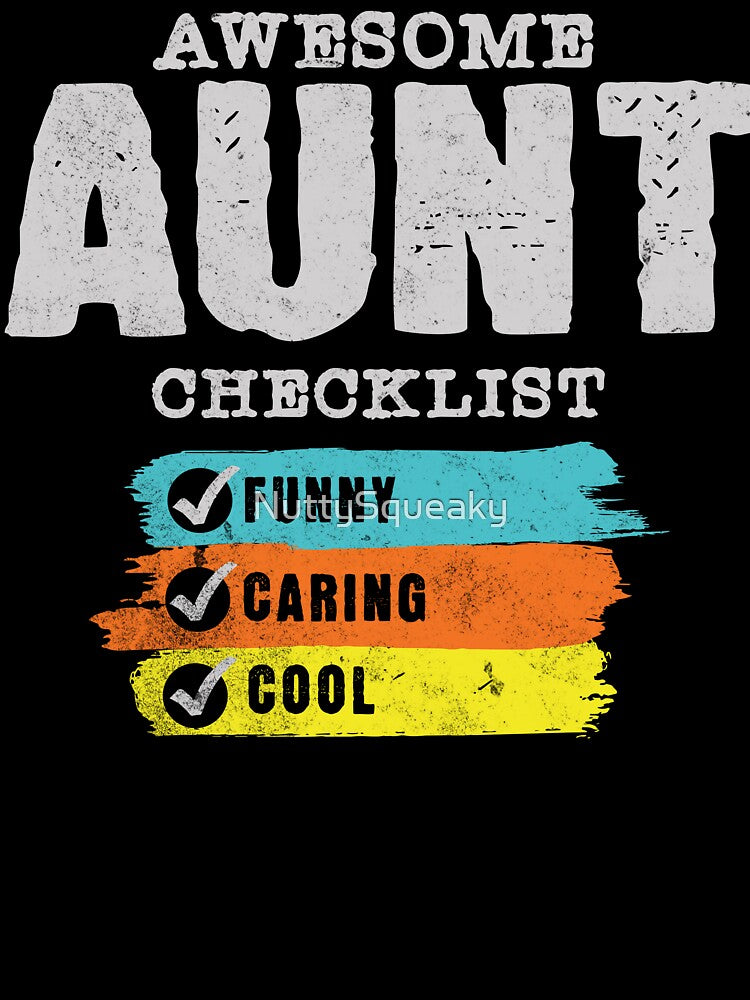 Awesome Aunt Checklist by NuttySqueaky