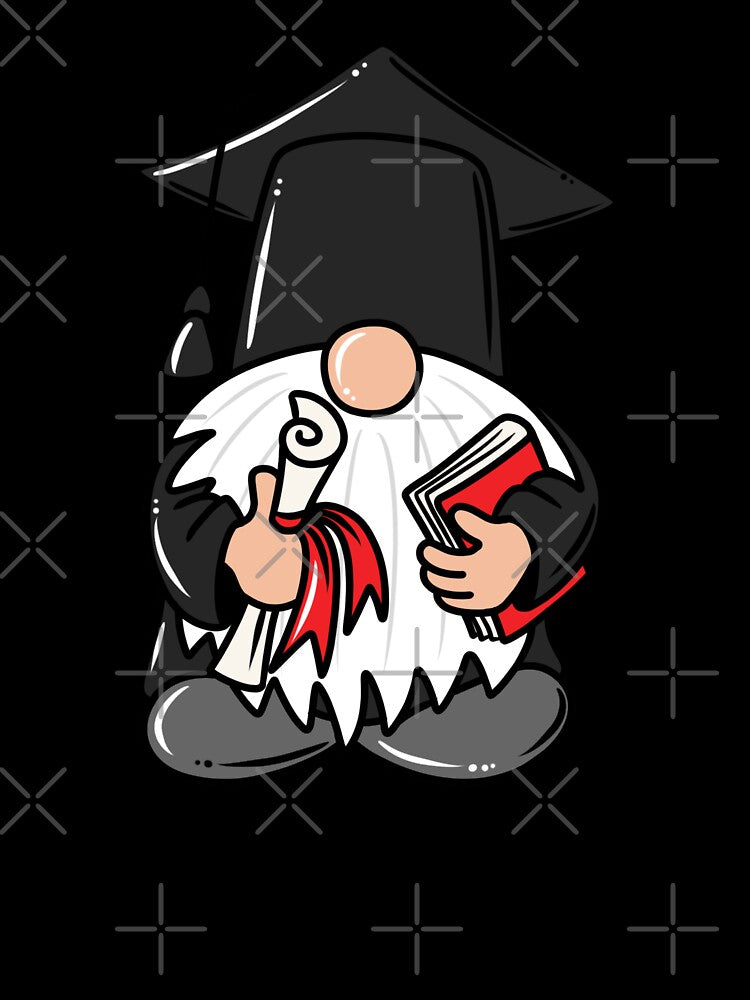 Graduation Gnome by OneLineStyle
