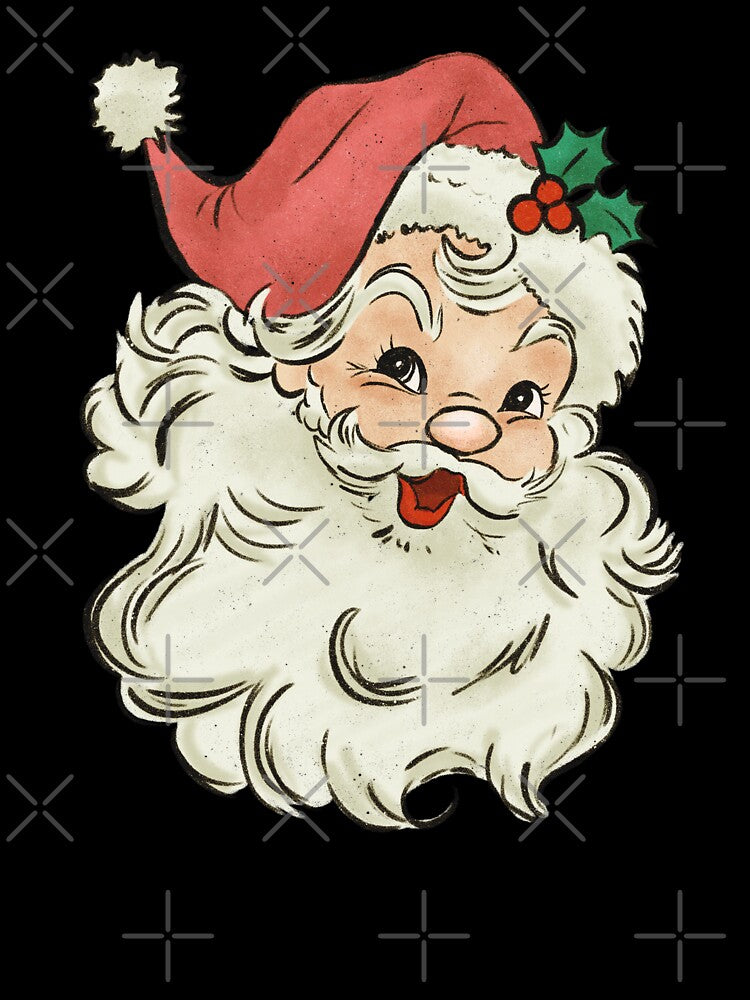 Vintage Santa Claus Christmas Design by TRIPPYPRINTS