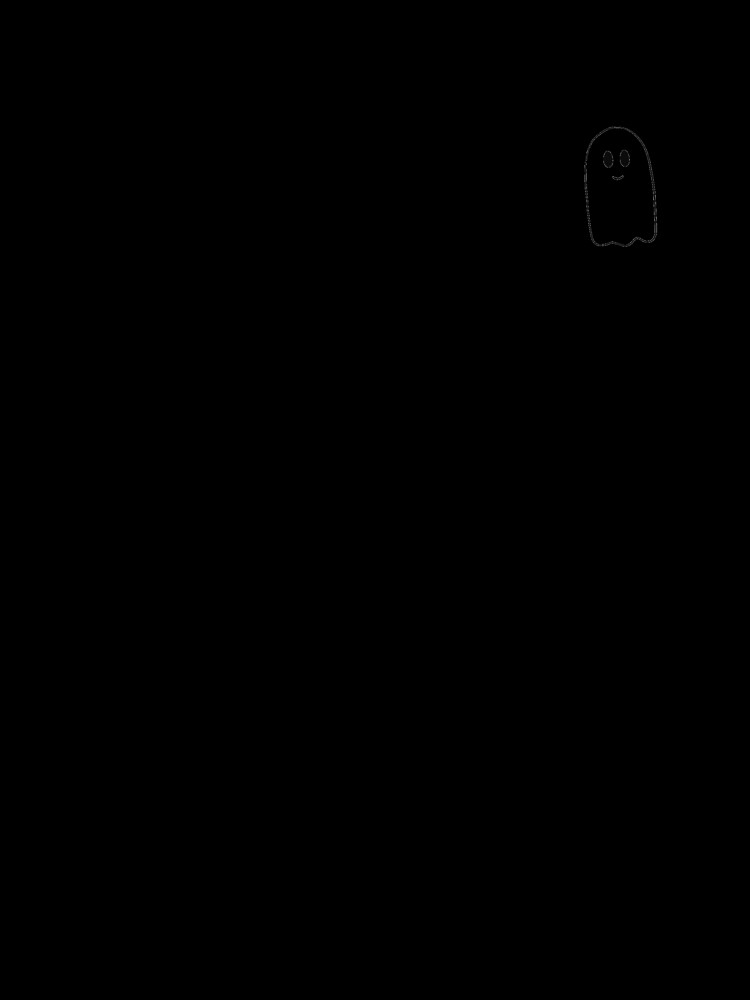 Cute Spooky Halloween Ghost by cactusari-