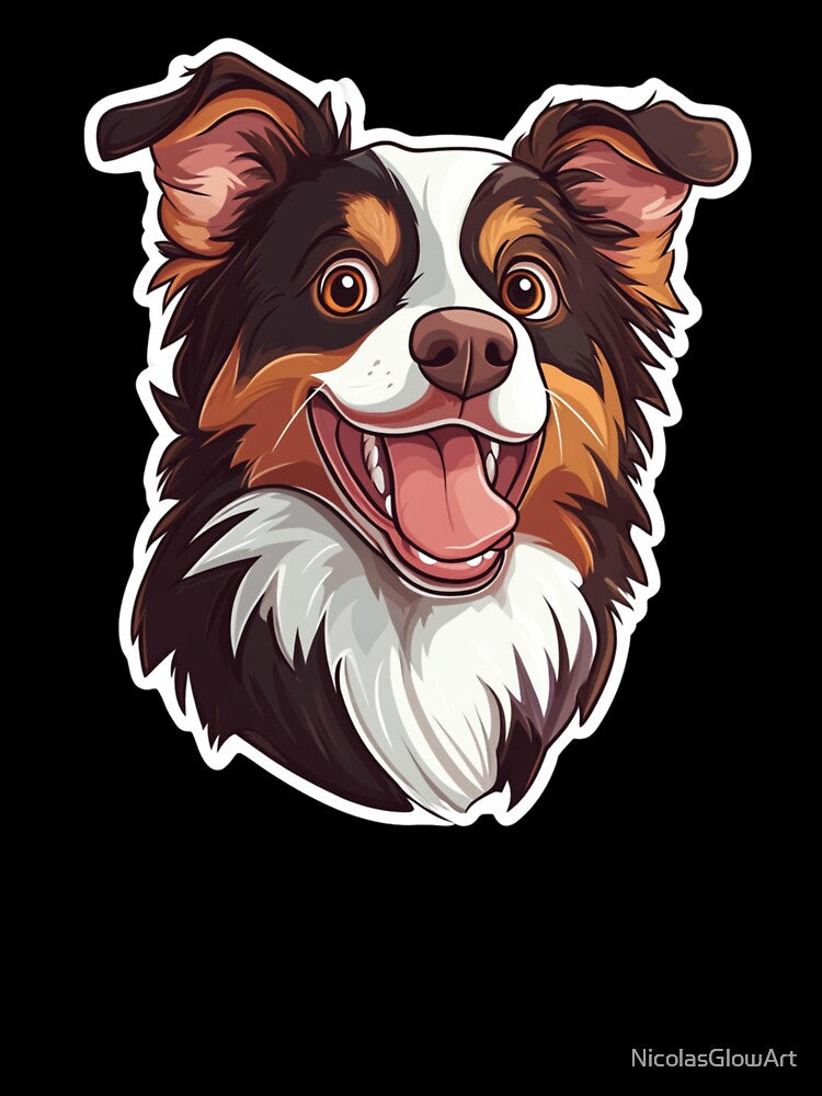 Adorable Dog Face by NicolasGlowArt