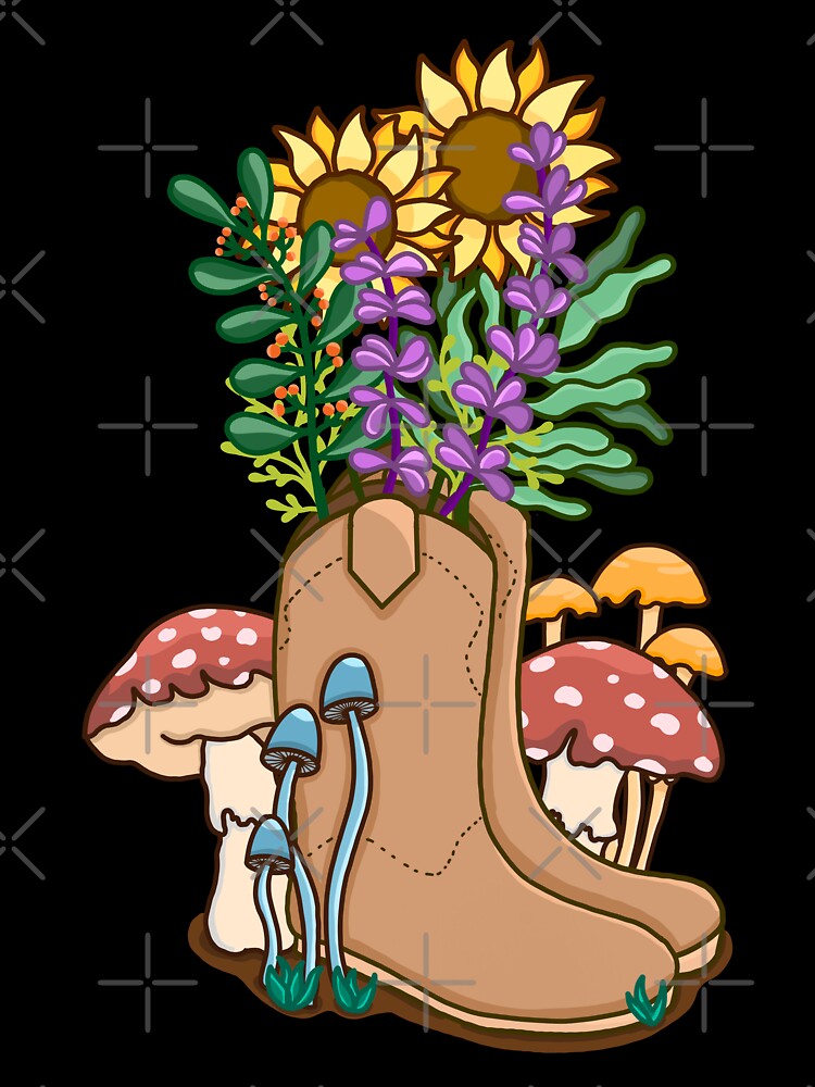 Mushrooms and Plants by Kimprut