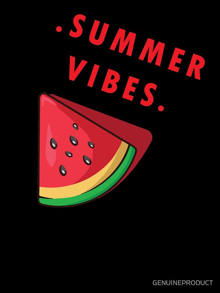 SUMER VIBES WATERMELON T-SHIRT by GENUINEPRODUCT