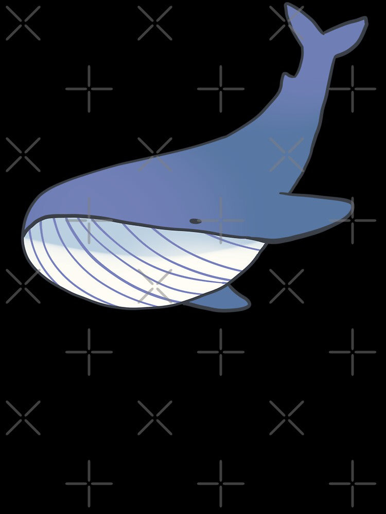 Blue whale illustration by Mayarart