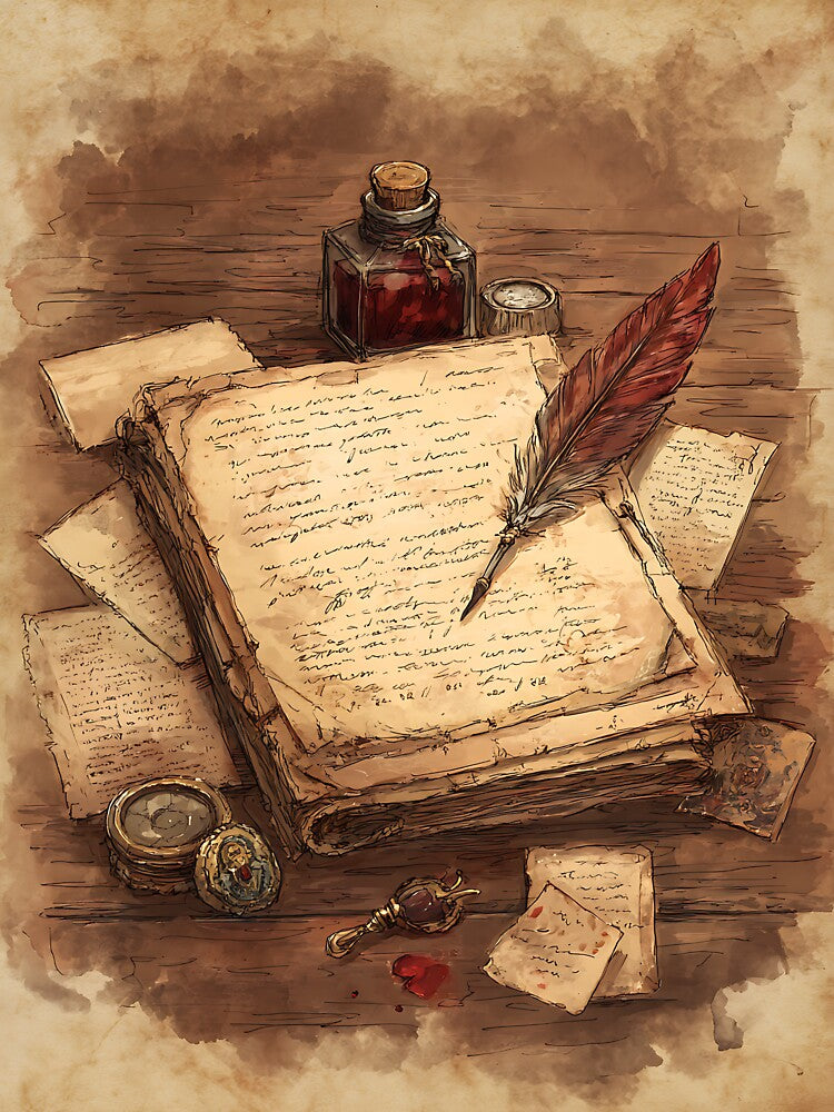 Gothic Old Manuscript by bapupa