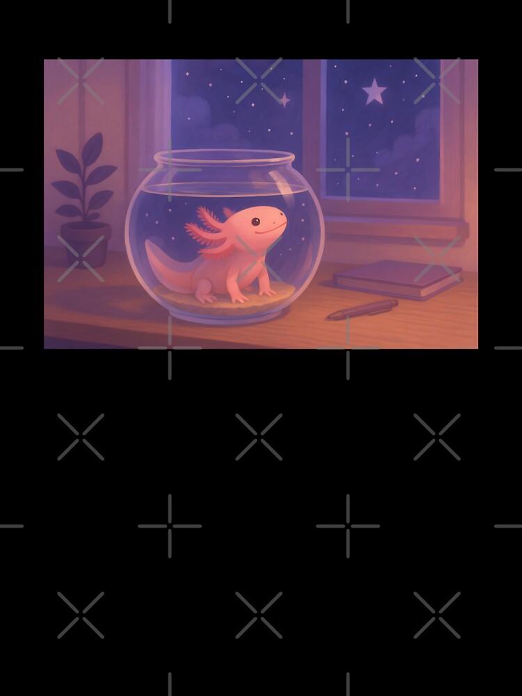 Axolotl by the Starry Window by SassyArtistry