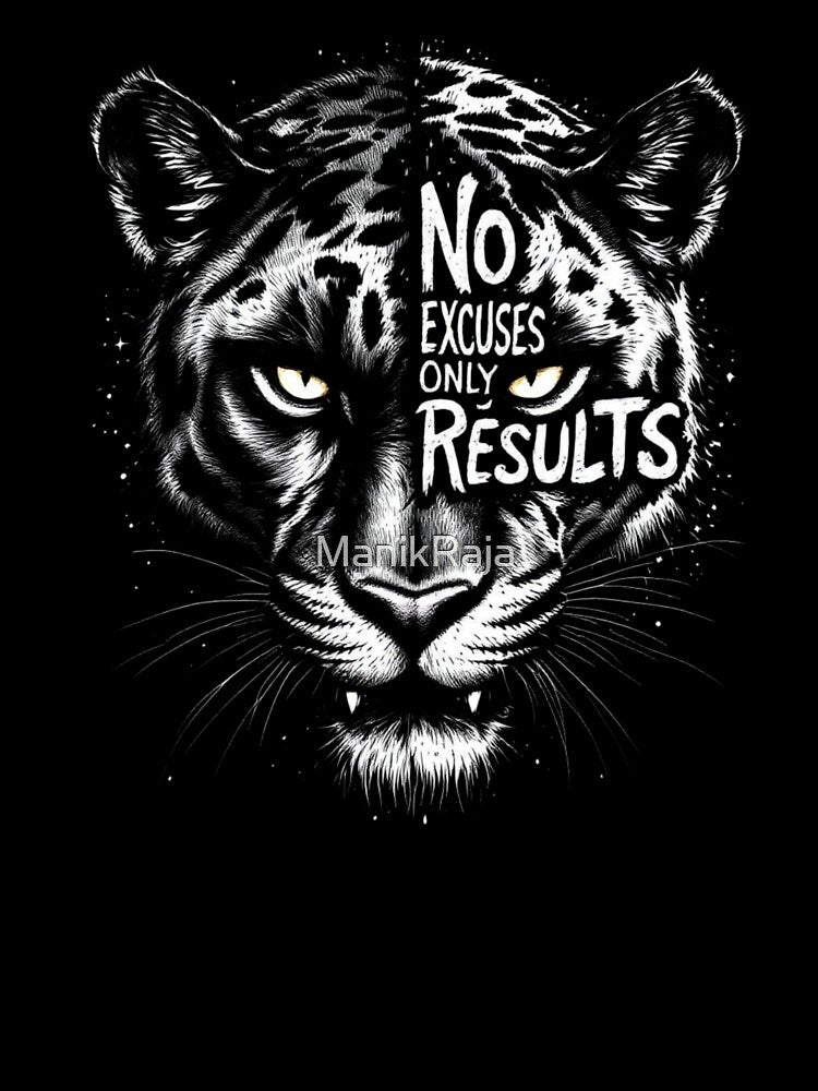 No excuses only results by ManikRaja