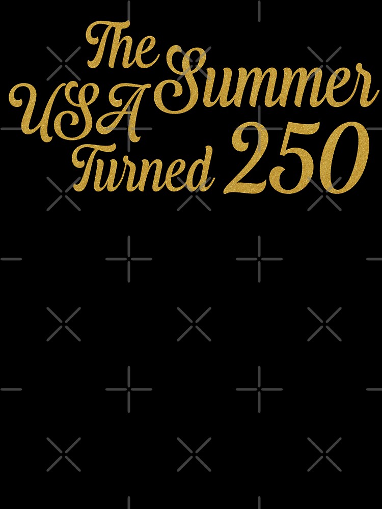 Glittery Gold The Summer USA Turned 250 by Made 4 U Studio