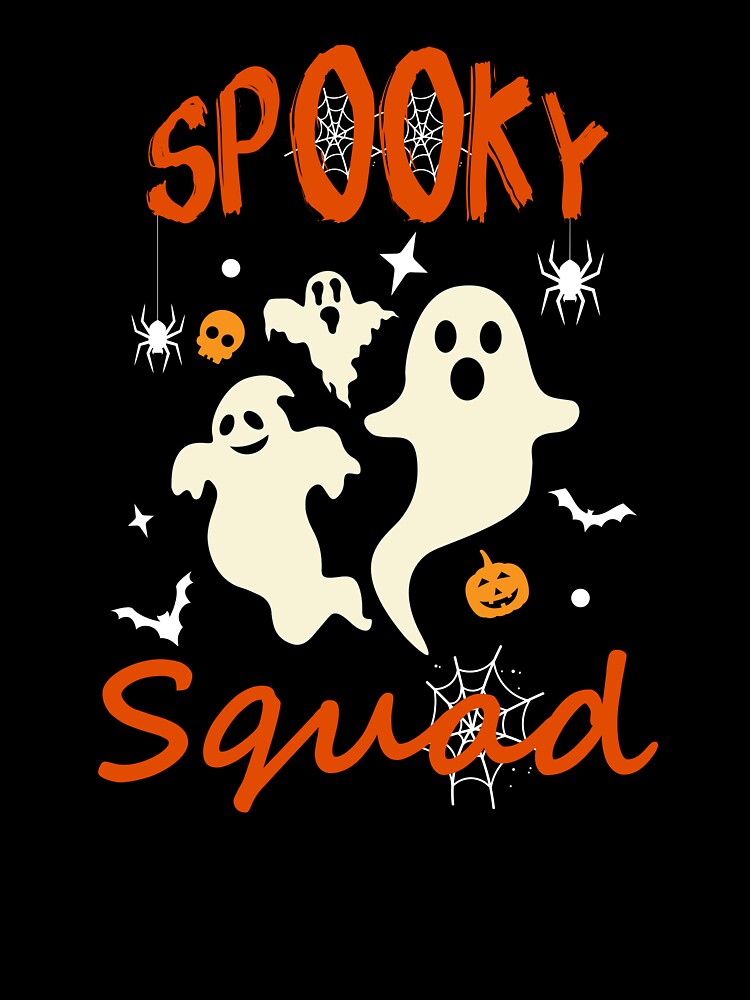 Spooky Squad Spooky Vibes Spooky Ghost Boo Halloween 2022 by SYA-Design