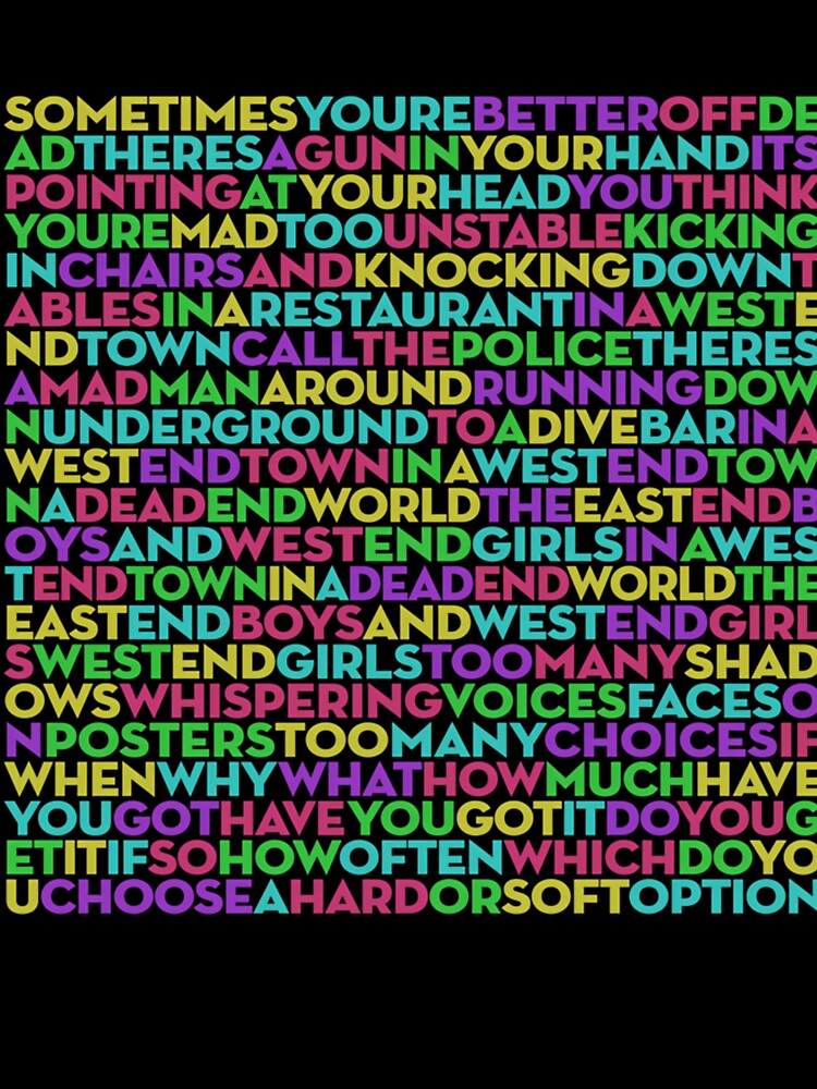 West End Girls - Pet Shop Boys V.2 by GaryLeonardIsaa
