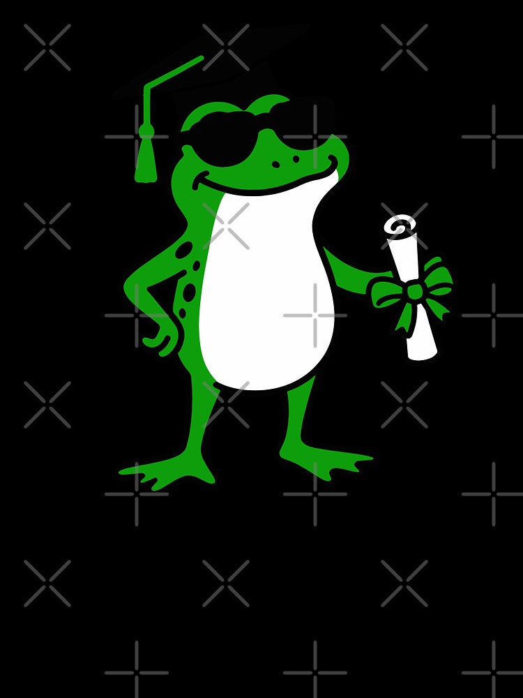 Edumacated Frog Funny Graduation Season by gunaone-design