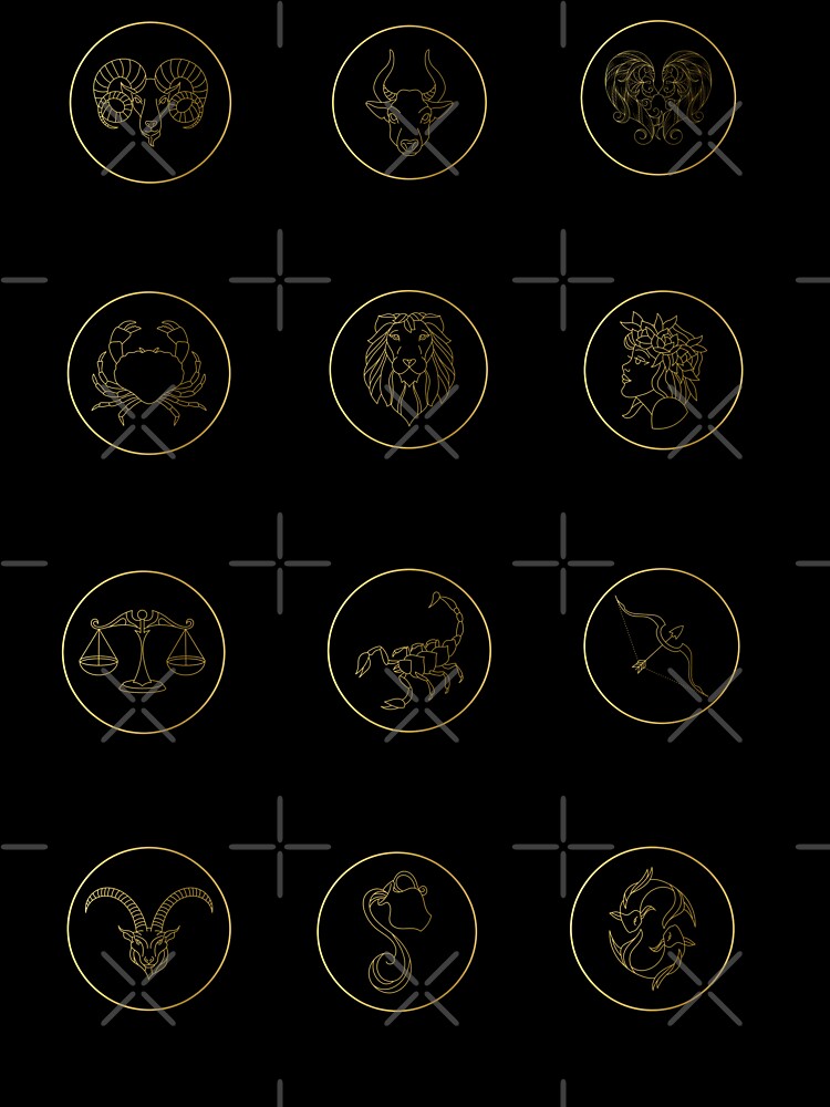 Zodiac Art Set Gold by Felicity-K