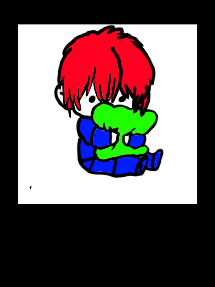 Red hair with pillow by Casperblox by the Markus Boys