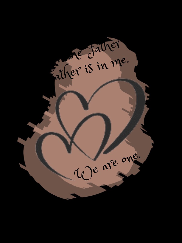 "We are one" inspirational design of being one with God by Kid-Genius