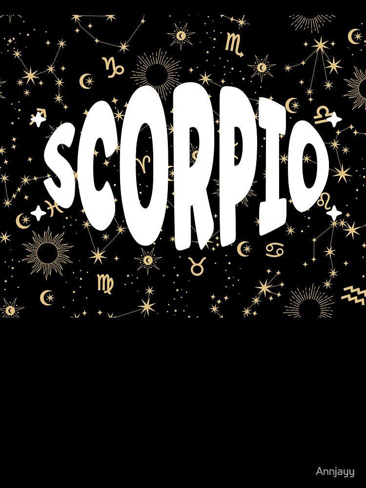 Scorpio Zodiac Constellation Design by Annjayy