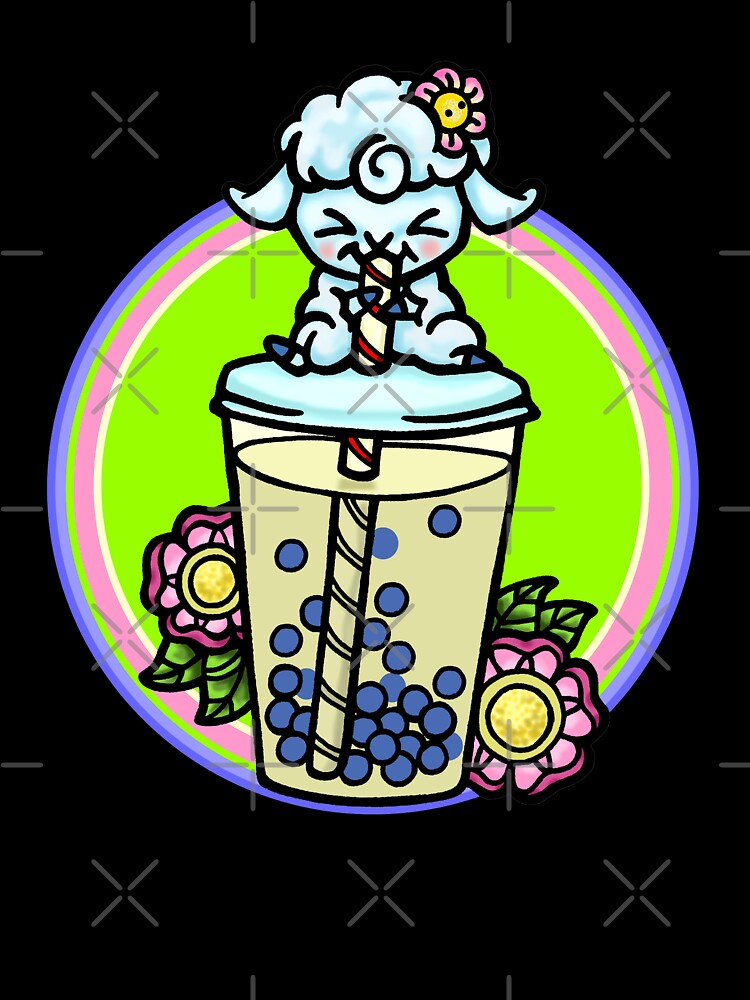 kawaii boba tea by sandpiperstudio